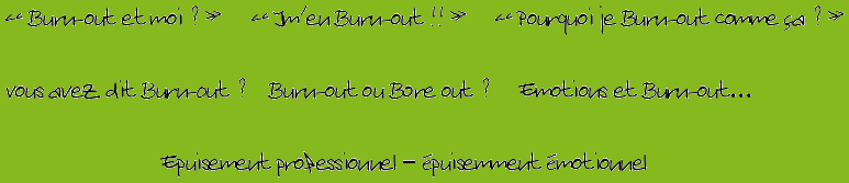 Burn-Out